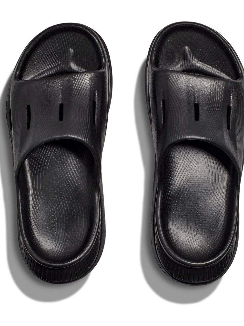 Hoka One One Unisex Slide Sandals in Black szM8 W10